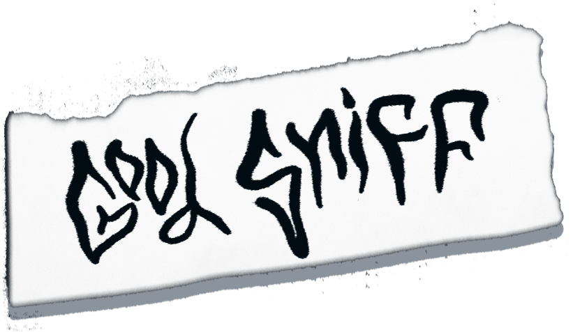 Label with name of artist: Good Sniff